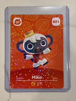 Niko 421 Authentic* Series 5 Animal Crossing Amiibo Card | New