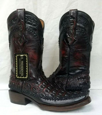 mens square toe dress cowboy boots