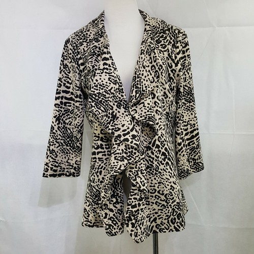 Calvin Klein Womens Animal Print Jacket 