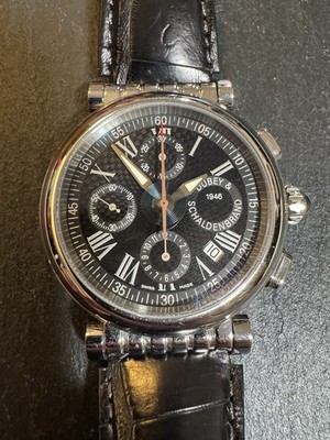Dubey & Schaldenbrand Spital One Chronograph Automatik Herren Uhr Top Zustand