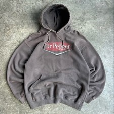 Retro DR PEPPER faded logo Hoodie S-5XL