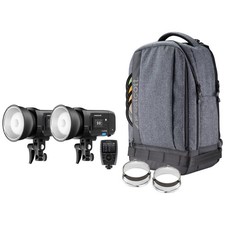 Westcott FJ250 250W Strobe 2-Light Backpack Kit with FJ-X3 S Wireless Trigger fo