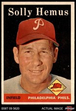 1958 Topps #207 Solly Hemus Phillies 6 - EX/MT
