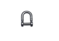 US Stainless Stainless Steel 316 D Shackle w/Slotted Flat Pin 8mm (5/16")