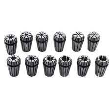 12Pcs ER16 1/32"-3/8" Spring Collet Set For CNC Milling Lathe Tool