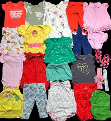 Baby Girl 3 Months 3-6 Months NIKE Carter's Summer Clothes Outfits Sets Bundle