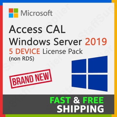 Microsoft Windows Server 2019 Standard 10 Device Access CALs License Pack