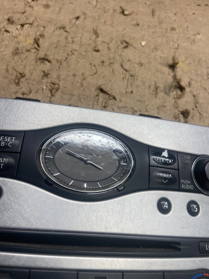 Reproductor de radio Infiniti G35 G37 2007 a 2010 panel de control climático bisel T9007 DG Foto 2 de 4