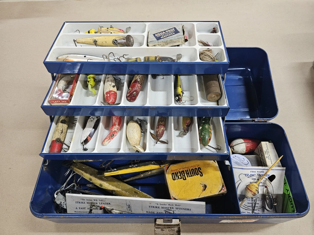 Vintage Tackle Box In Vintage Fishing Lures for sale | eBay