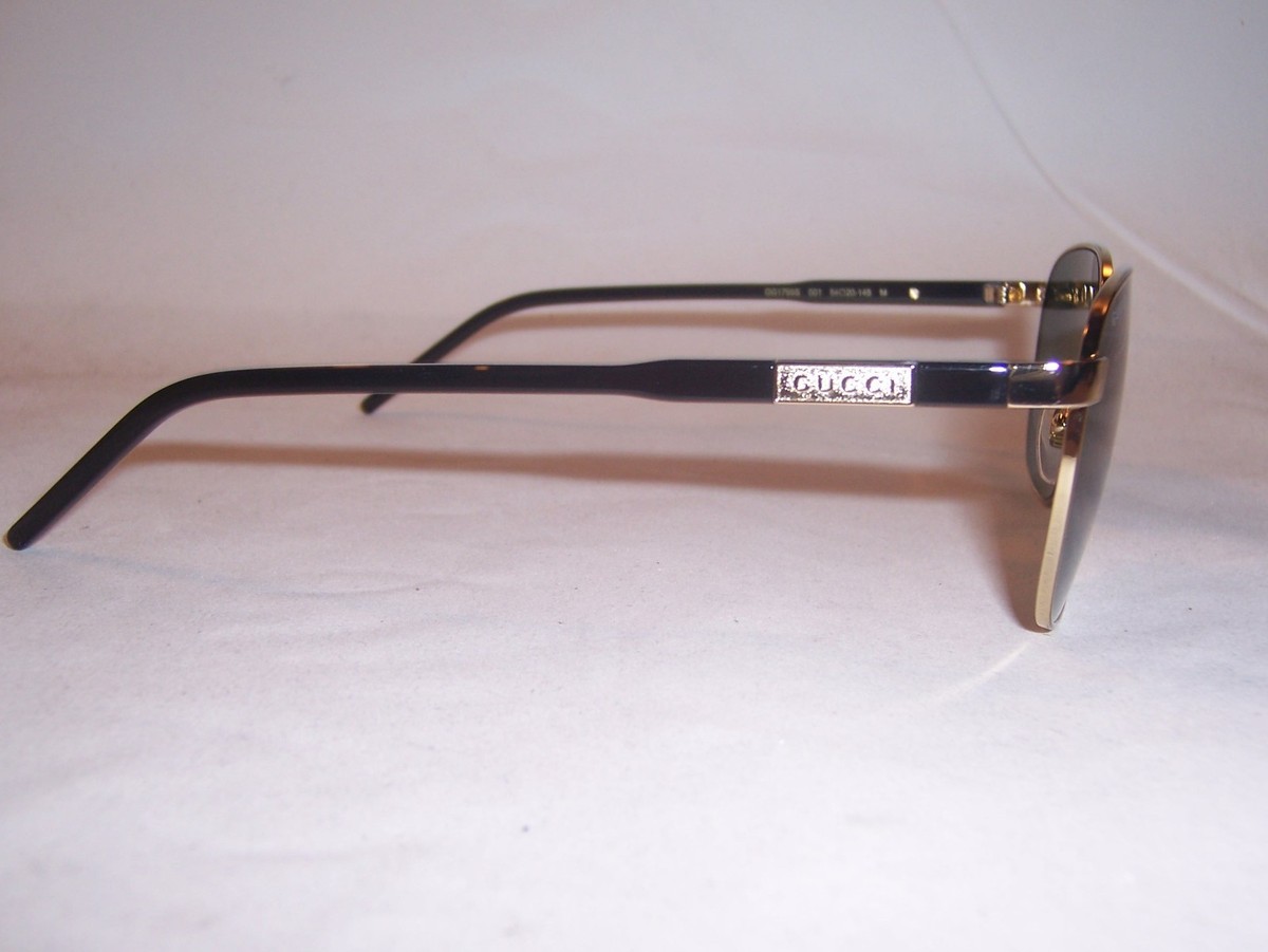 NEW GUCCI SUNGLASSES GG 1799S 001 GOLD/GREY 54MM AUTHENTIC 1799 | eBay