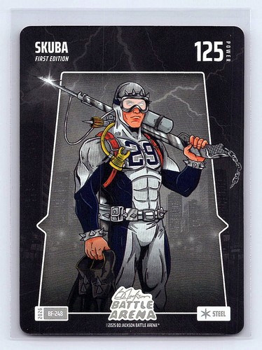 SKUBA (Tarik Skubal) Bo Jackson Battle Arena #BF-248 Battlefoil Steel