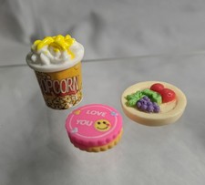 Mini Food Products Pretend Play Dollhouse Miniature Lot of 3 Toys