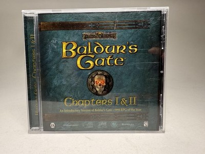 Vintage Baldur's Gate Chapters I & II PC CD-ROM RPG Interplay BioWare Windows