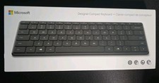 Microsoft Designer Bluetooth Keyboard Black Wireless Tested And Working