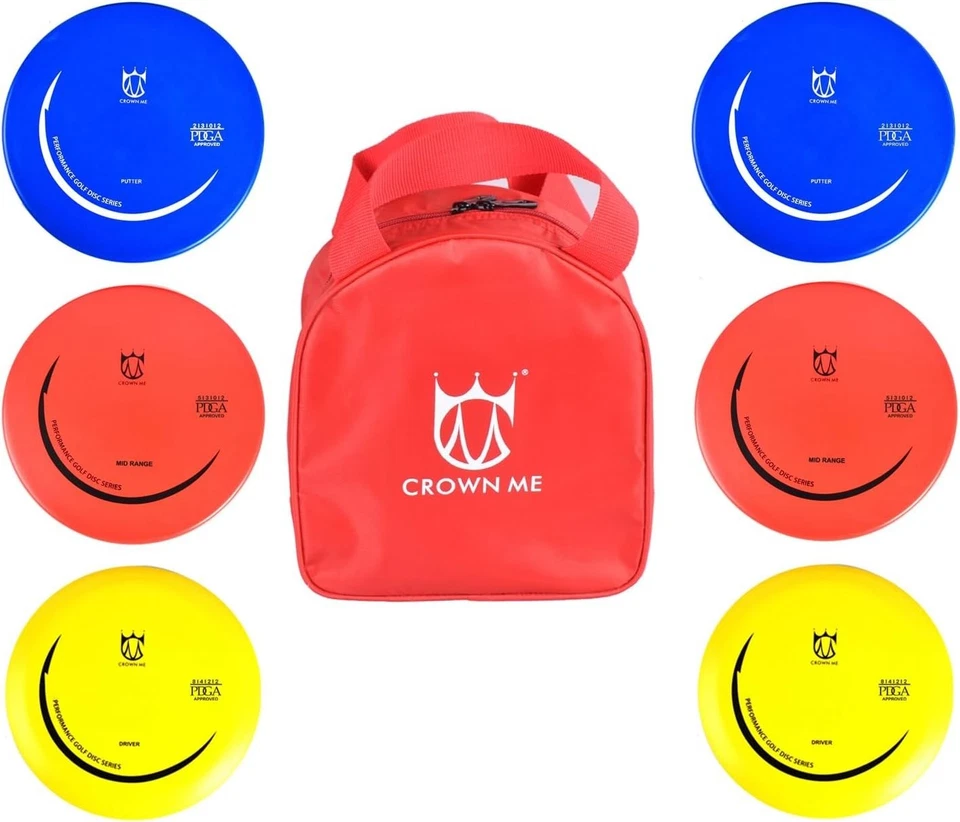 NEW Crown Me Disc Golf Deluxe Starter Set - Model CM-D01R - PDGA Approved - NIB - Image 4 of 4