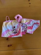 NWT Girls 2pc Minnie Mouse Surfer Bathing Suit 18 Months UPF 50 Adorable