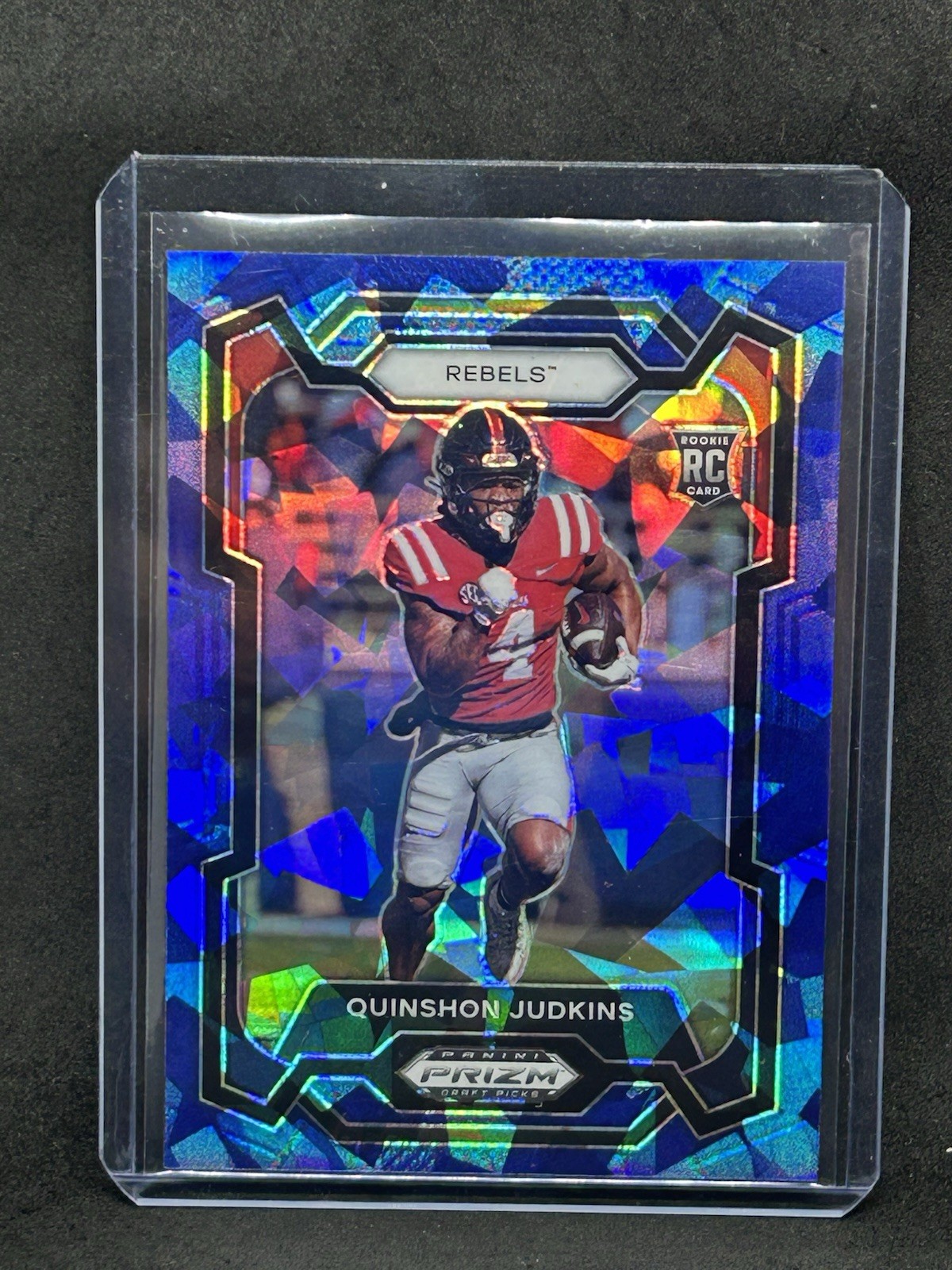 2024 Panini Prizm Draft Blue Ice Prizm /99 QUINSHON JUDKINS (RC) Rookie #146 B9
