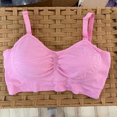 Kindred Bravely Sublime Hands-Free Pumping & Nursing Bra Pink Medium M NWOT