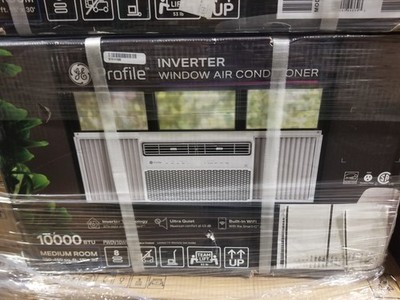 GE Profile Inverter Window Air Conditioner 10,000 BTU, WiFi Enabled, Ultra Qu...