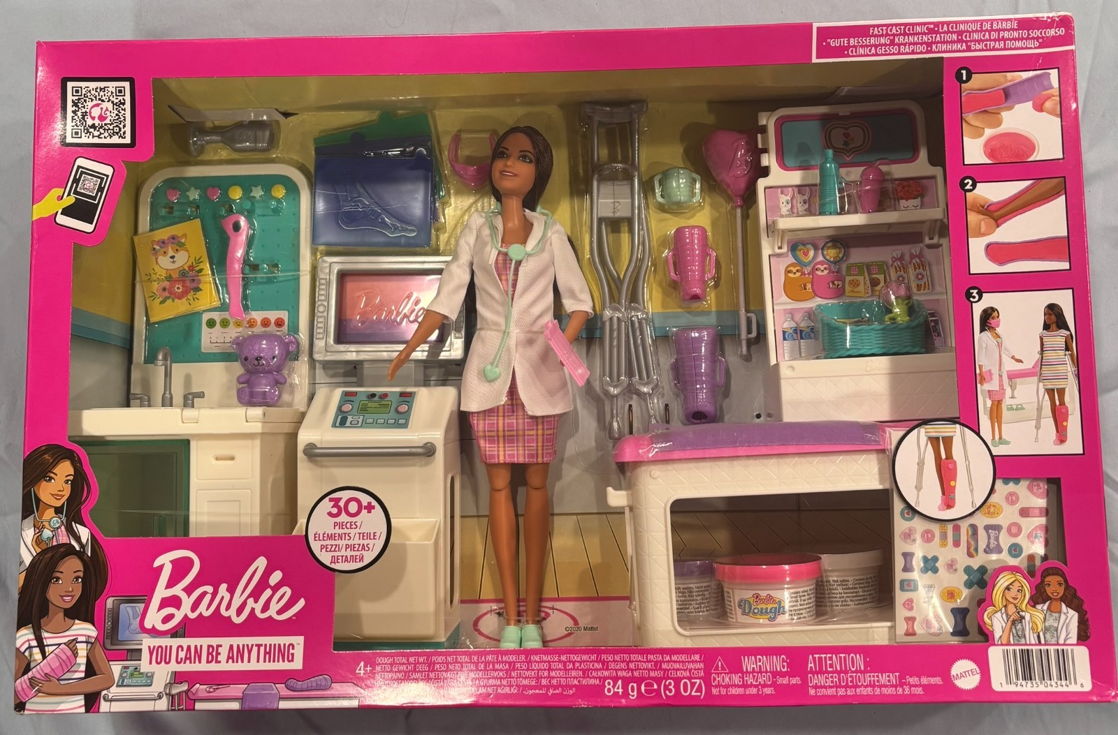 BARBIE YOU CAN BE ANYTHING DOCTOR PLAYSET Fast Cast Clinic D