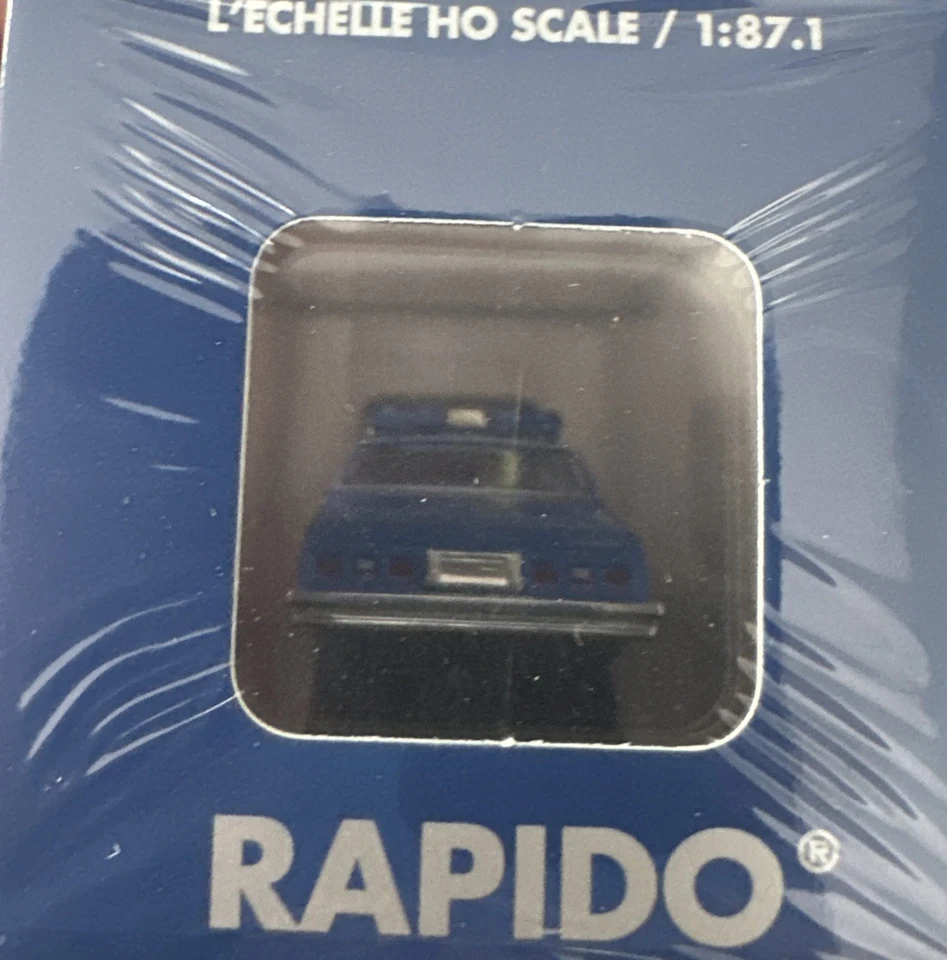 Trenes Rapido escala HO #800012 principios de 1980 Chevy Impala Amtrak policía nuevo en caja Foto 4 de 4