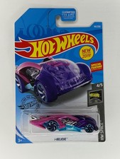 2019 Hot Wheels #141/250 i-BELIEVE FYG79 Pink & Purple HW SPACE 4/5 Mattel Nip