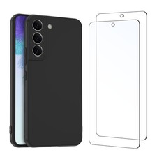 NEW C Cover per Samsung Galaxy S21 FE 5G in custodia silicone ultra sottile nero