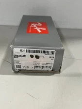 Ray-Ban RB3548N 001 54-21 Gold Hexagonal Sunglasses with Green Polarized Lenses