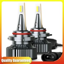 2 Pack 9012 HIR2 LED Headlight Bulb Hi/Lo Beam 6500K White Canbus Error Free