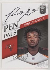 2018 Donruss Elite Pen Pals Ronald Jones II #PP-RJ Auto 01bj