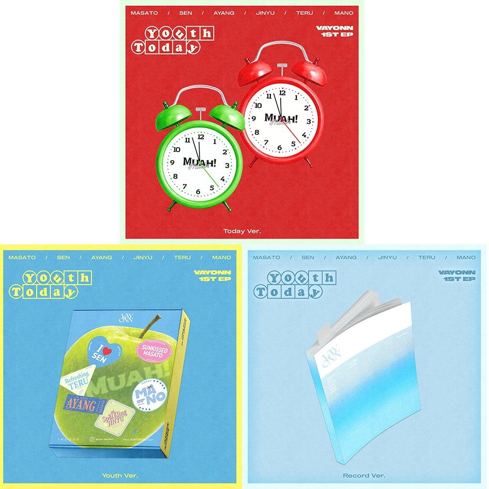 VAYONN [YOUTH TODAY] 1st EP Album ALL VER SET(Set of 4 albums in