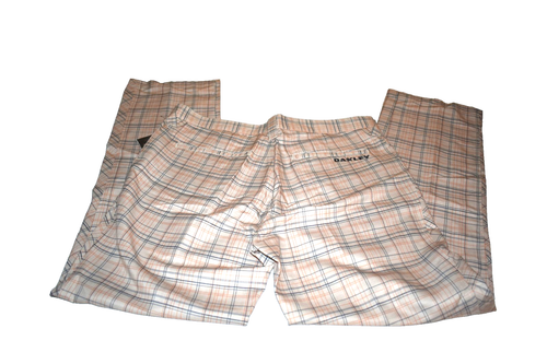Oakley Golf Pants Mens 34x33 Tan Prime Time Tan Plaid Hydrolux NWt - Bild 4 von 4