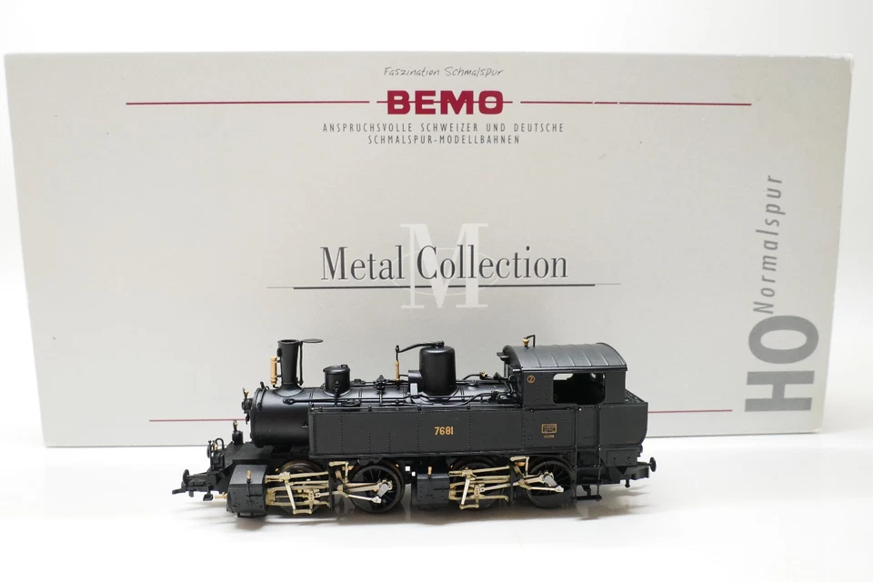 Bemo Metal Collection 1693 411 HO: Mallet Dampflok SBB ED 2*2/2 7681. Top!!!