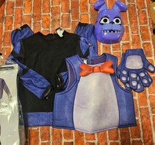 Rubies Five Nights At Freddys Bonnie Costume Child Medium 8-10 FNAF Mask Set