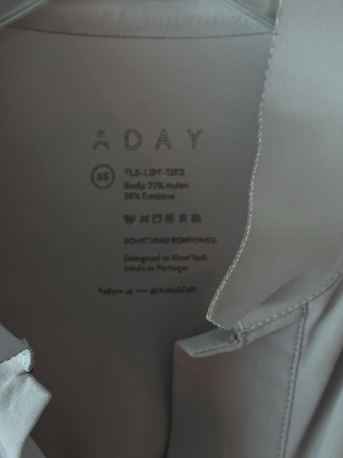 EUC ADAY Something Borrowed Grey Long Sleeve Tech… - image 3