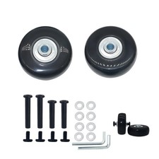 Wear-Resistant Mute Luggage Suitcase Wheels Rubber Swivel Caster Wheels Repai...