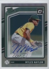 2024 Panini Donruss Optic Rated Prospects Holo Prizm Myles Naylor #196 03j5