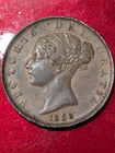Photo of a 1853 Victoria Half Penny from an eBay listing that sold on Jun 11, 2026