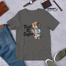 Trust me I'm a Dogtor Unisex t-shirt Funny Dog T
