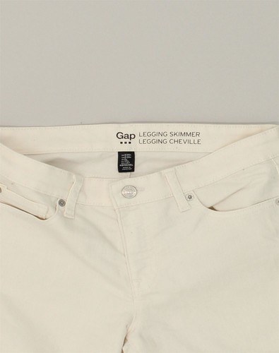 GAP Womens Legging Skimmer Skinny Jeans W30 L27 White Cotton QC13 - Picture 4 of 4
