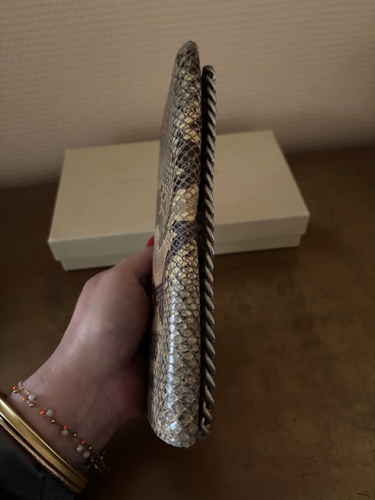 STELLA McCARTNEY Brown Python Wallet - image 3