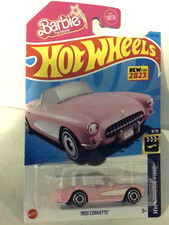 Hot Wheels 1956 Corvette Barbie the Movie HW Screen Time New for 2023