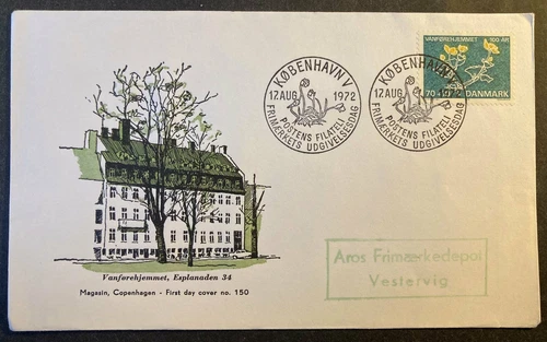 Denmark 1972 FDC "Vanforehjemmet" (Home for the Disabled) #1
