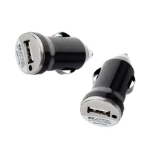 2 Pack USB Car Fast Power Charger 5V 1A Single Port LED Indicator Android iPhone