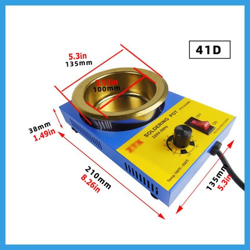 New Lead Free Solder Pot Soldering Desoldering Bath Titanium Plate 220V 150-350W - 第 11/11 張圖片