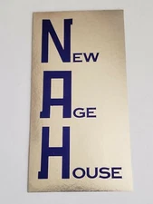 New Age House Records Promo Sticker Deep House