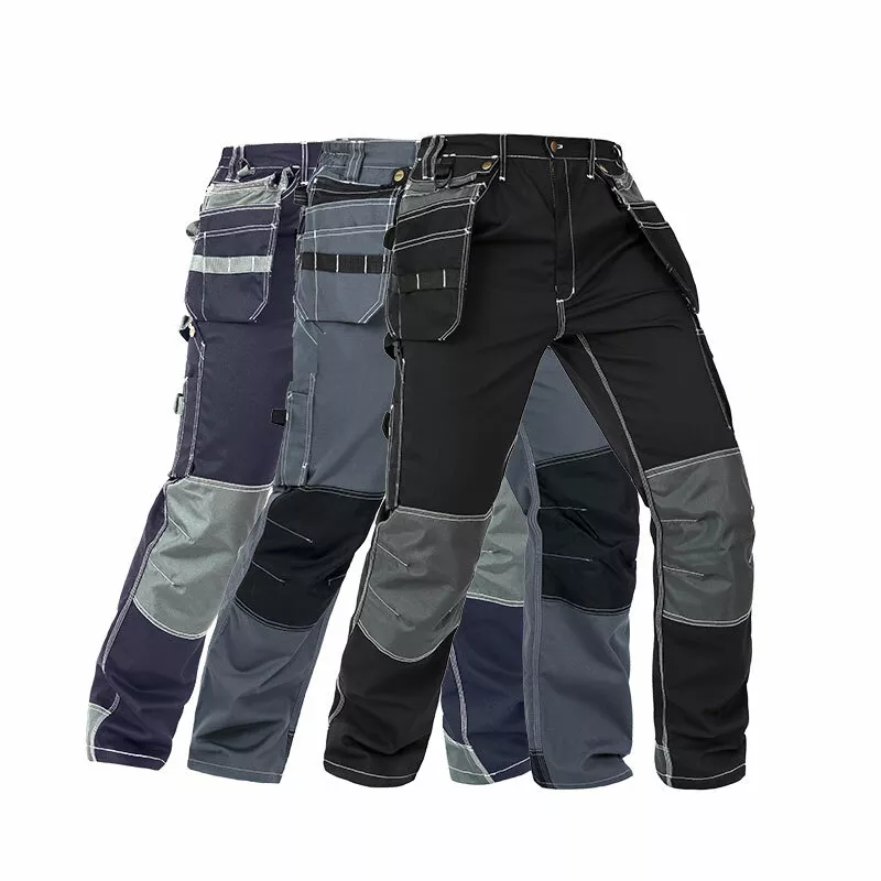  Pantalones de trabajo para hombre, construcción