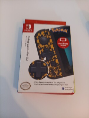 HORI D-Pad JoyCon Controller (L) Officially Licensed for Nintendo Switch Pikachu