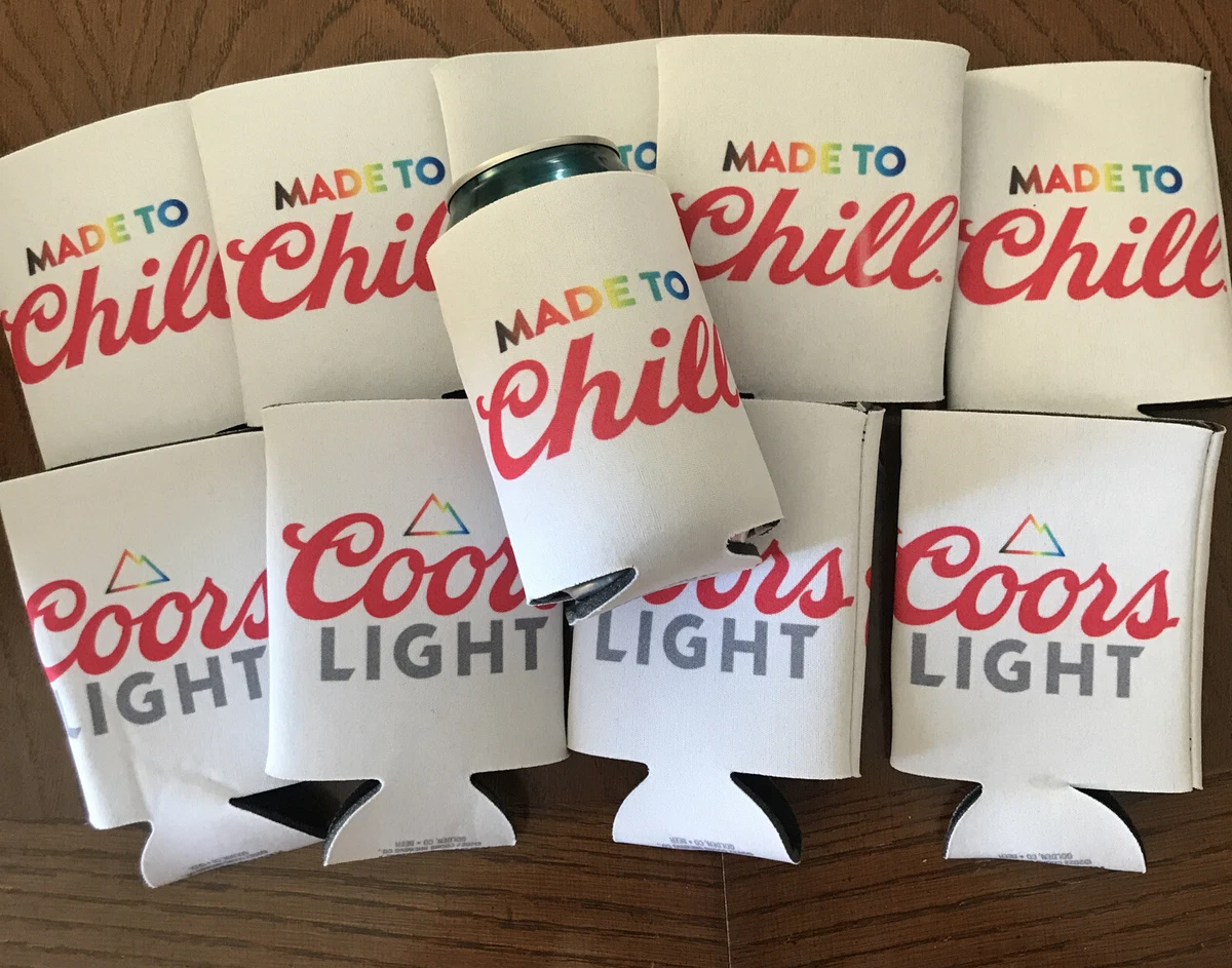 10x Coors light koozie pride Month rainbow gay lot of 10 Coosie Beer Man  Cave