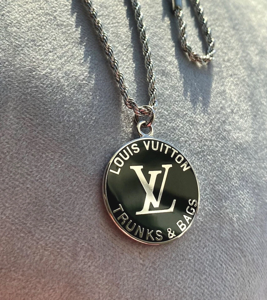 Reworked Authentic Louis Vuitton Padlock Necklace